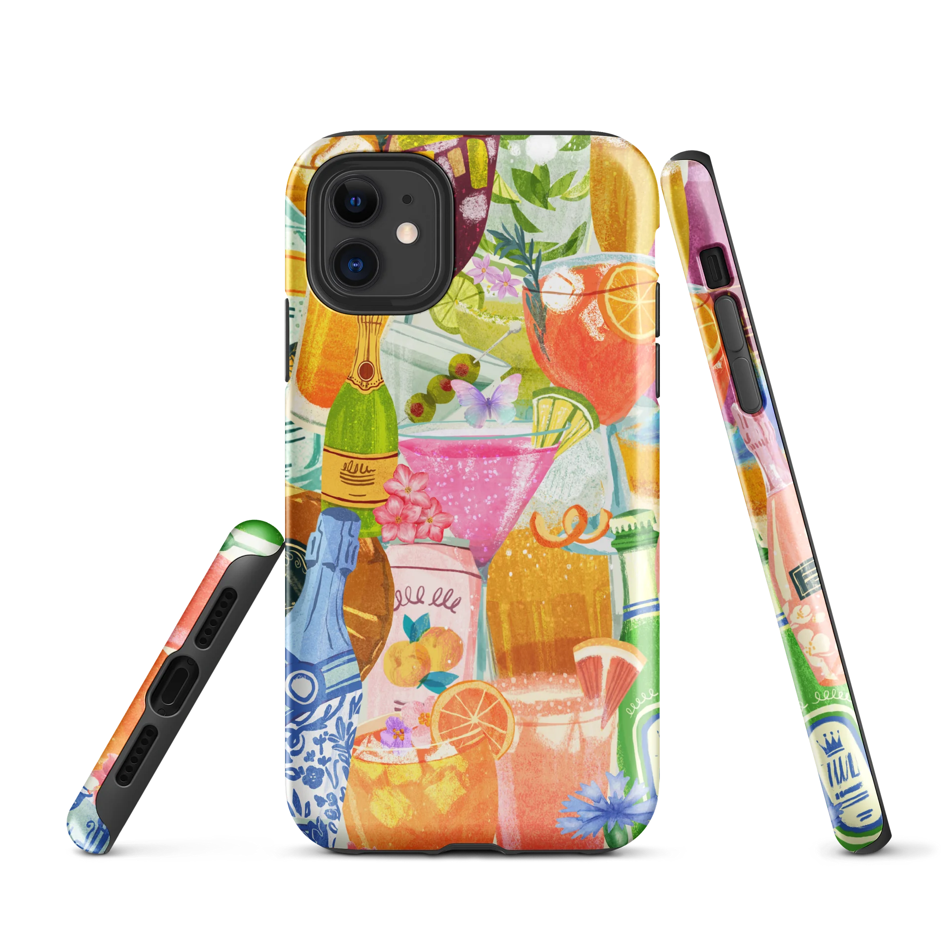 Colorful Cocktail Summer Drinks Collage Phone Case product image (1)