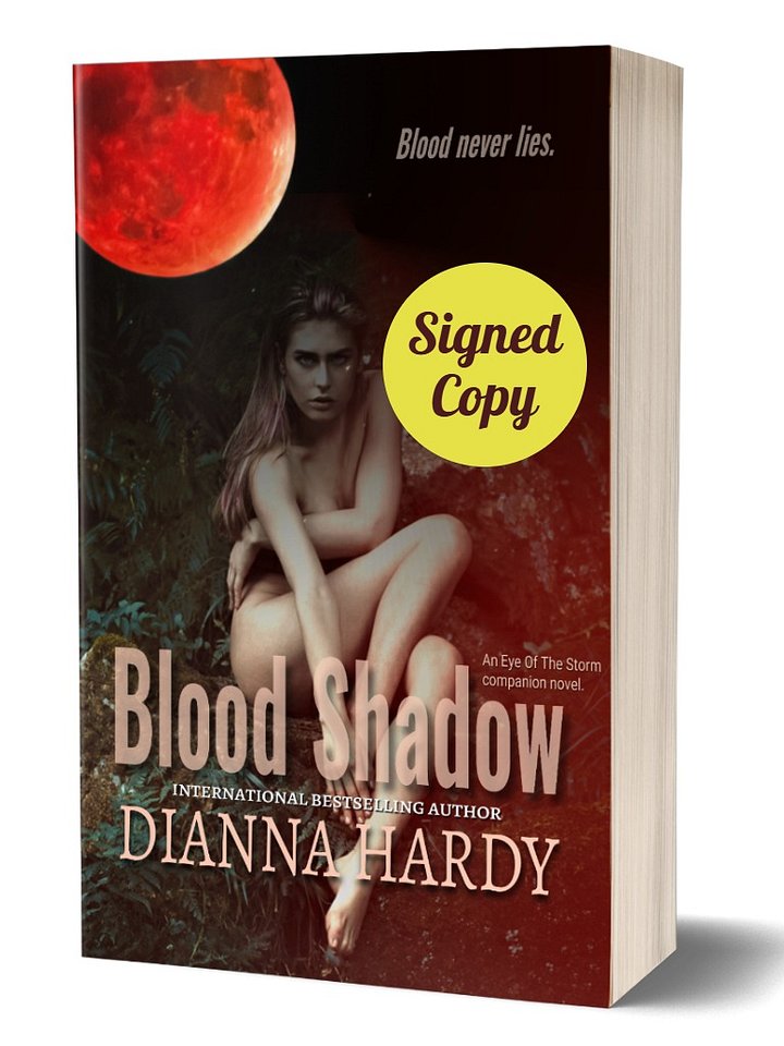 Blood Shadow (Blood Never Lies, 1) signed paperback product image (1)
