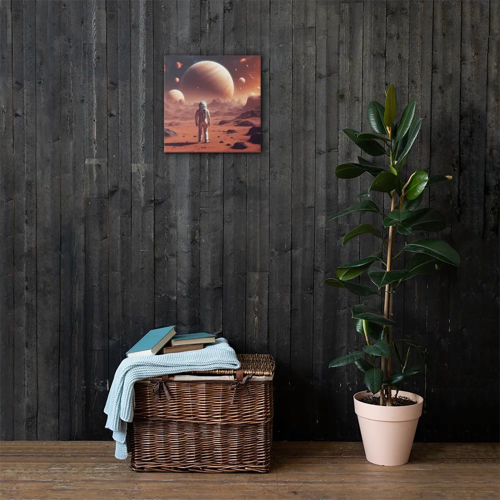Astronaut On Alien Planet Wall Art product image (6)