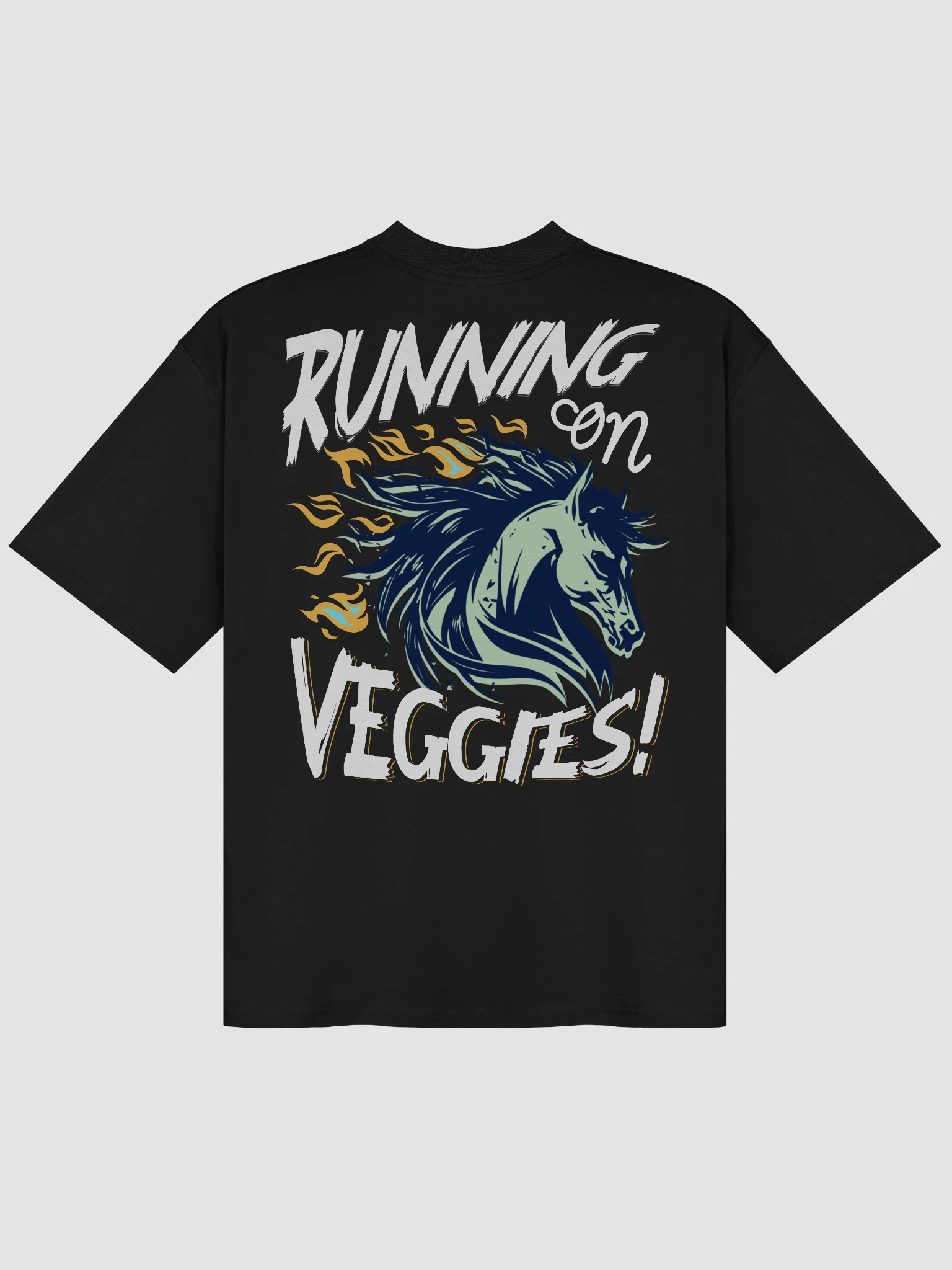Running On Veggies Oversized Tee product image (3)