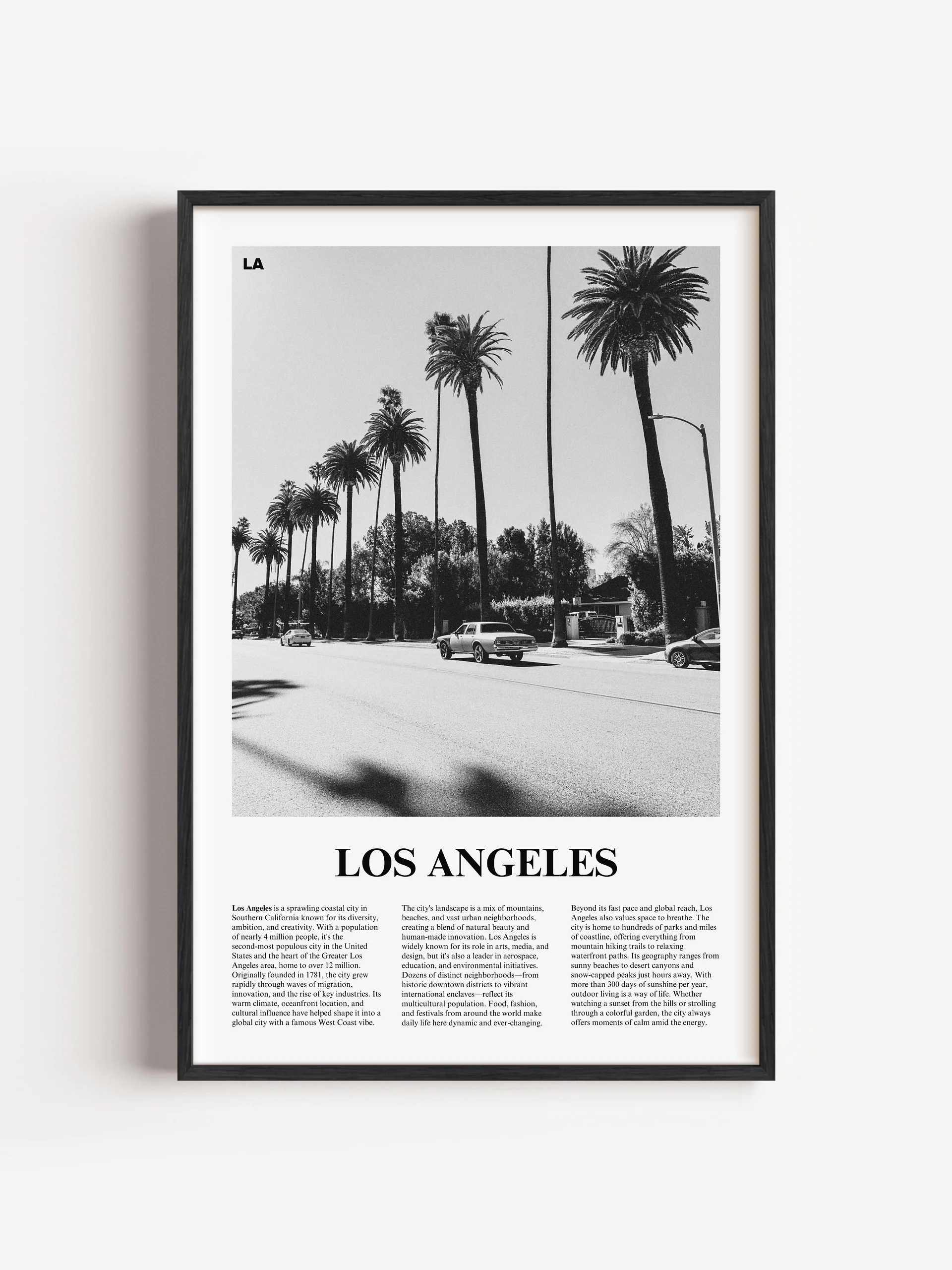 Los Angeles 05 Newspaper Poster product image (1)