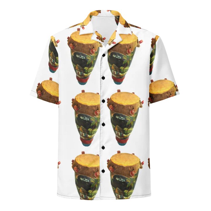 Haitian Rhythm Drums Button-Up product image (1)