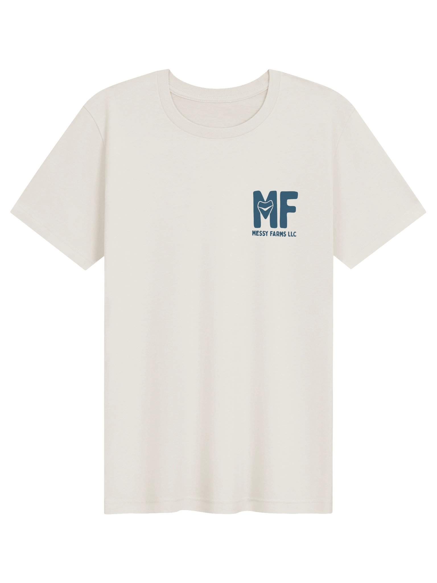 I Get Messy For Shark Teeth T-Shirt BLUE TEXT product image (12)