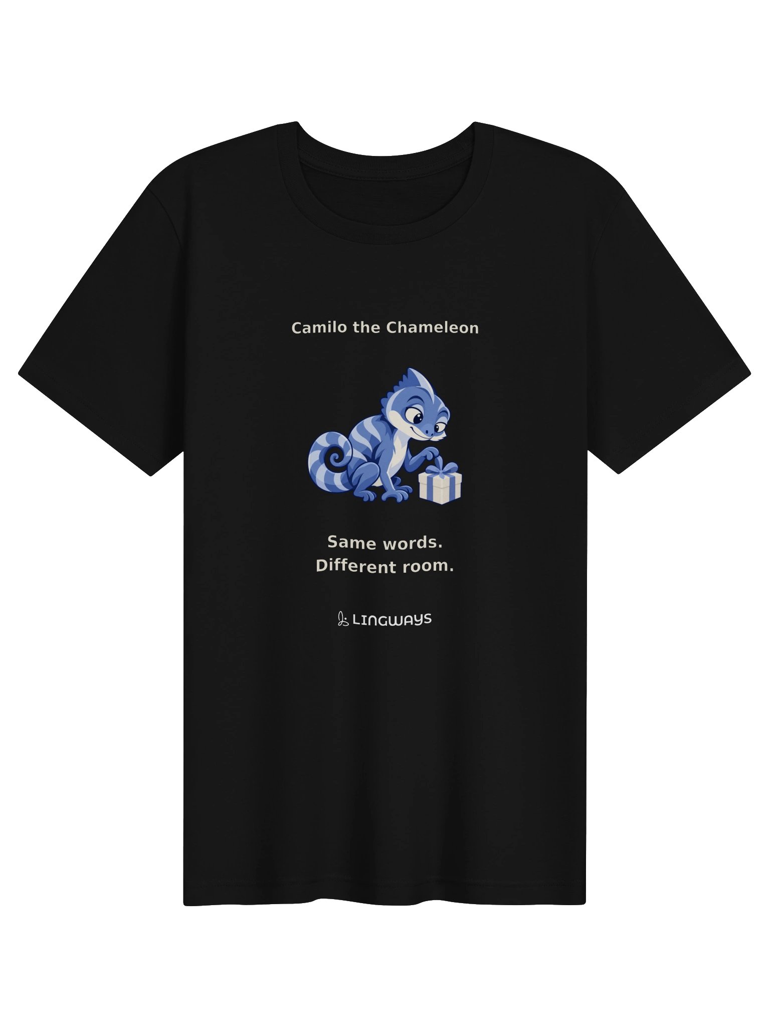 Camilo the Chameleon — Lingways Guide Tee product image (1)