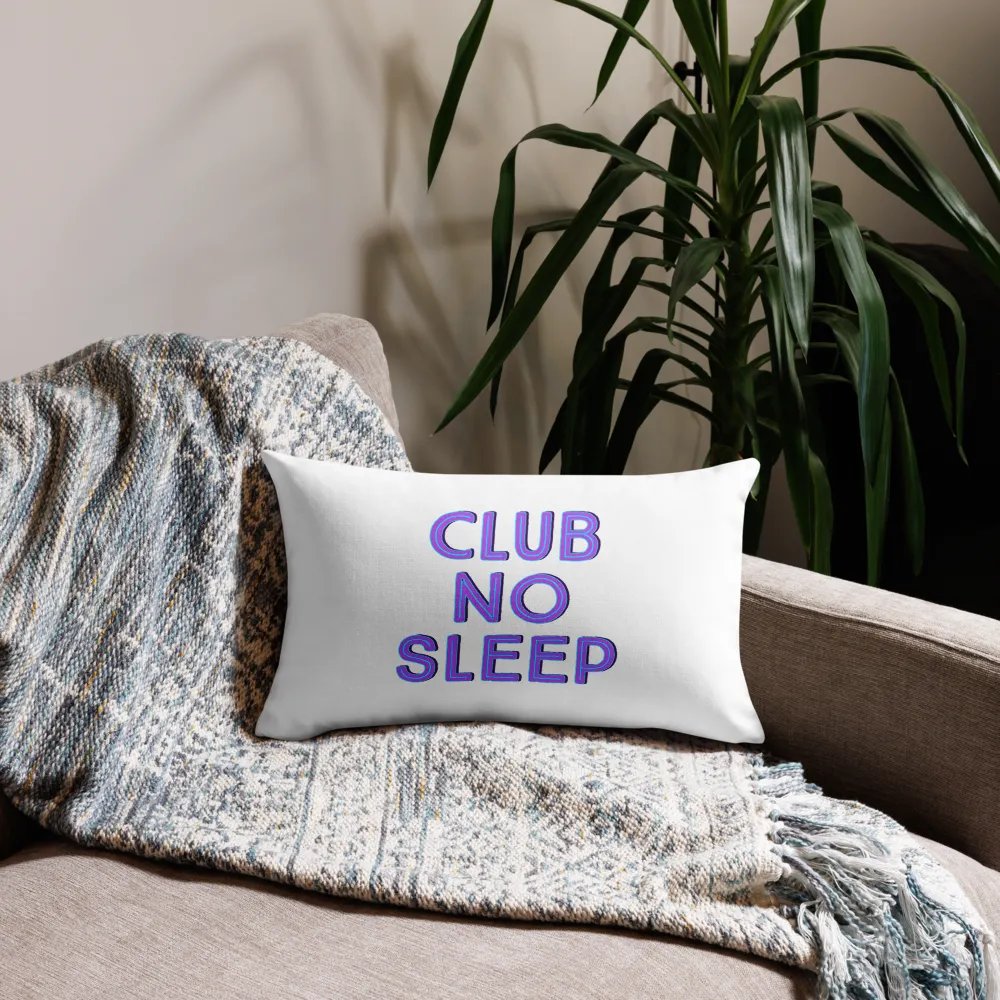 Club No Sleep Pillowcase product image (3)