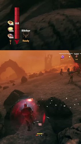 Near Death in Ashlands ....3hp #valheim | #concentration #adventure #chaos #gaming #valheimgame #closecall