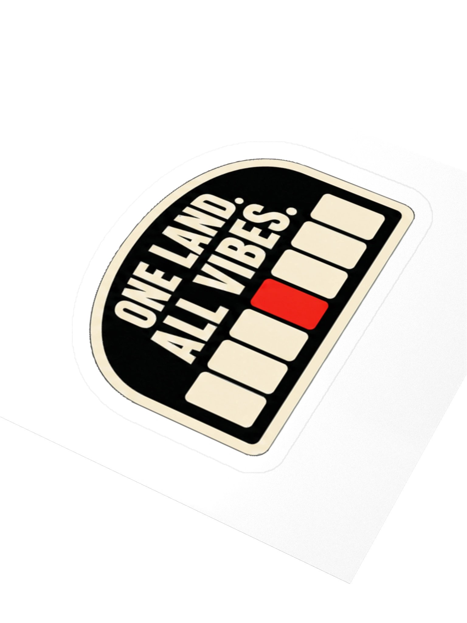 ONE LAND. ALL VIBES. — Commander Sticker product image (3)