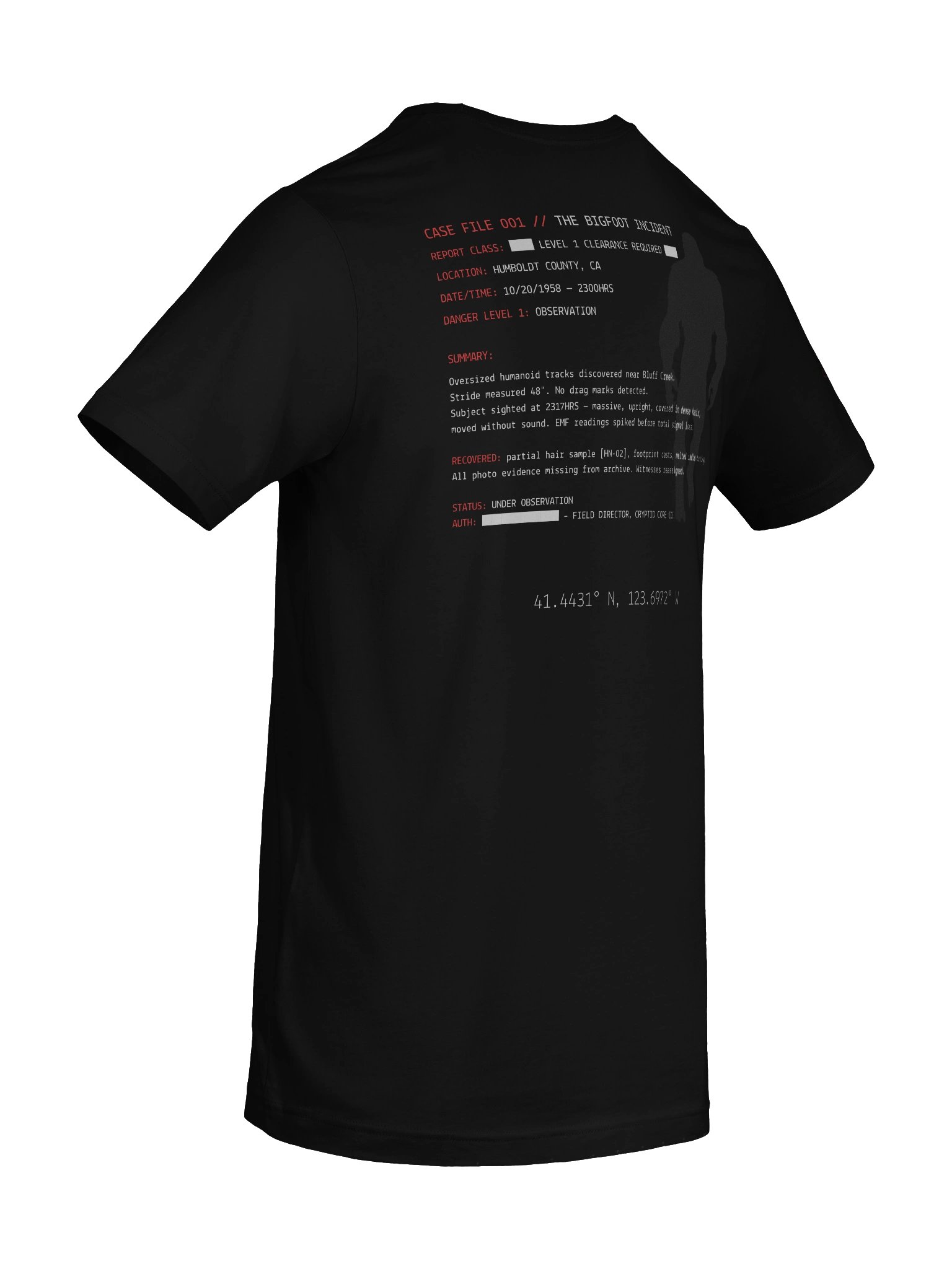 CASE FILE 001 // THE BIGFOOT INCIDENT product image (10)