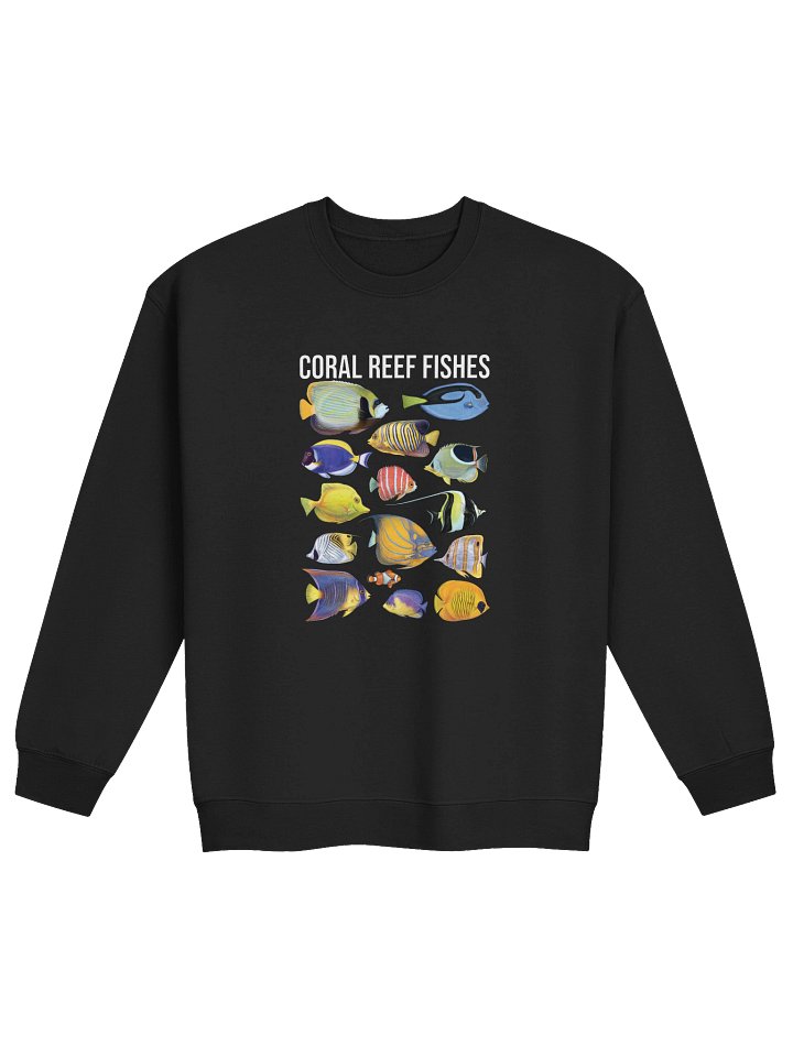 Coral Reef Fishes Sweatshirt – Colorful Saltwater Aquarium Fish Sweatshirt for Reef Tank Hobbyists product image (1)