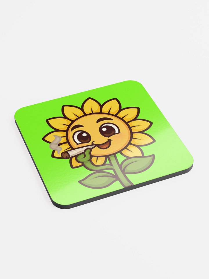 SMOKIE FLOWER cork coaster product image (2)