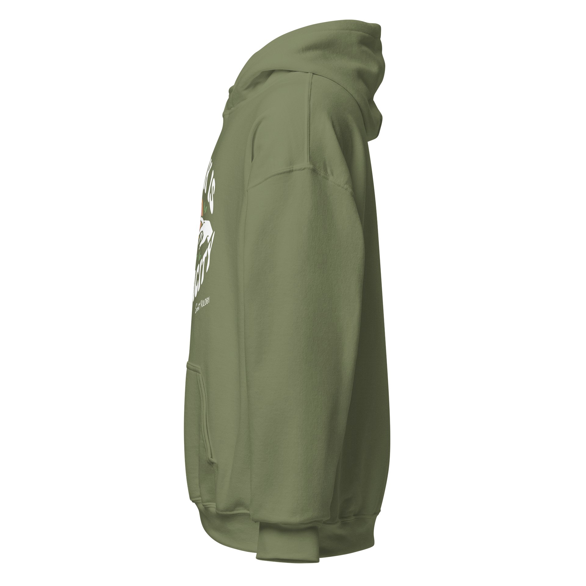 “My Kink Is Authenticity” Military Green Classic Unisex Hoodie product image (3)