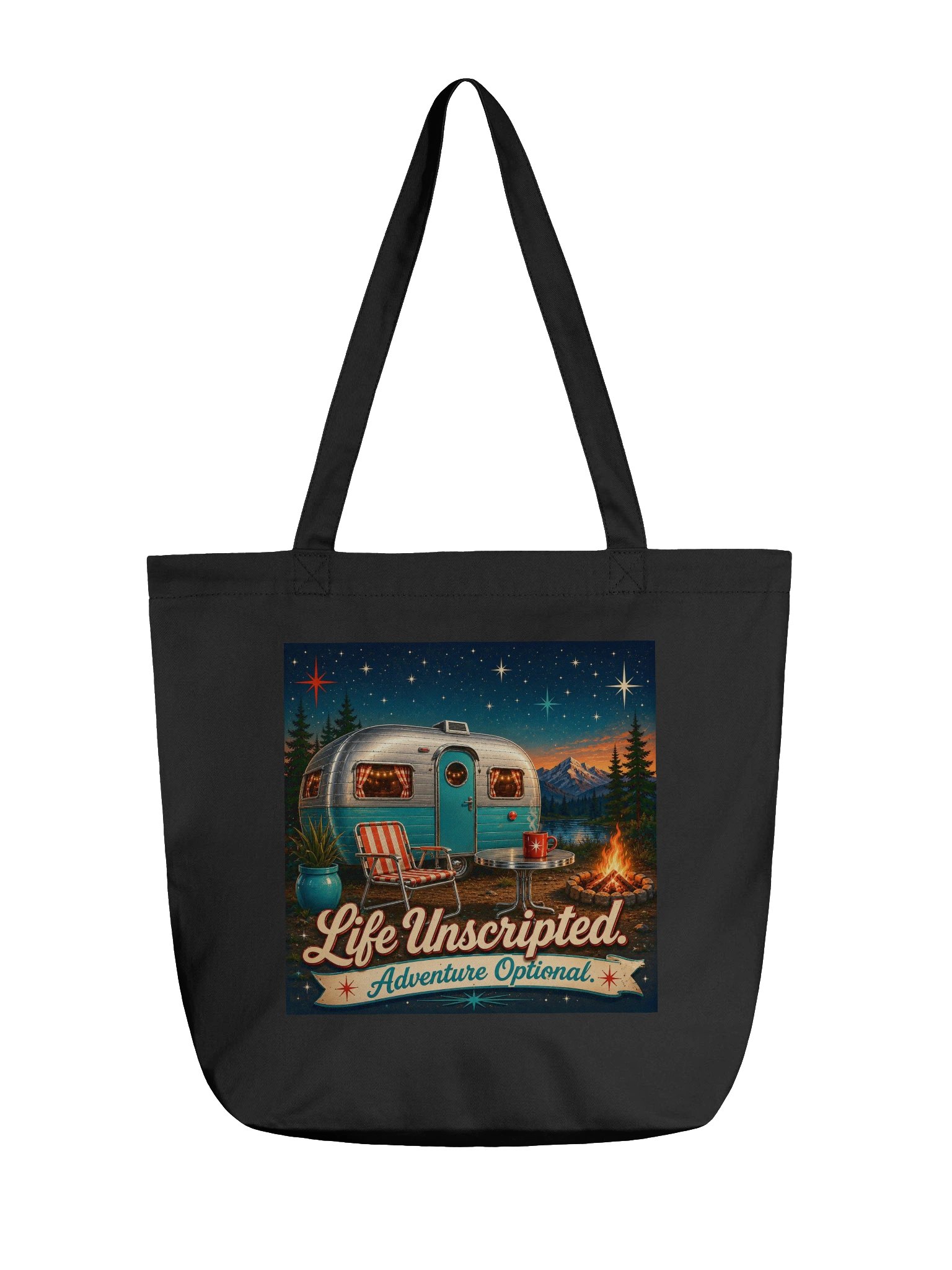 Life Unscripted. Adventure Optional. Tote Bag product image (1)