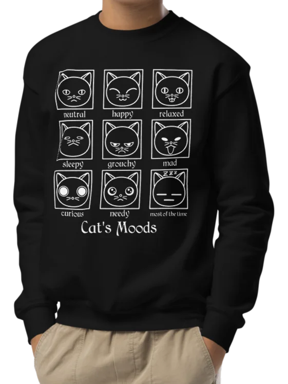 Cat's Moods - Unisex Youth Sweatshirt product image (2)
