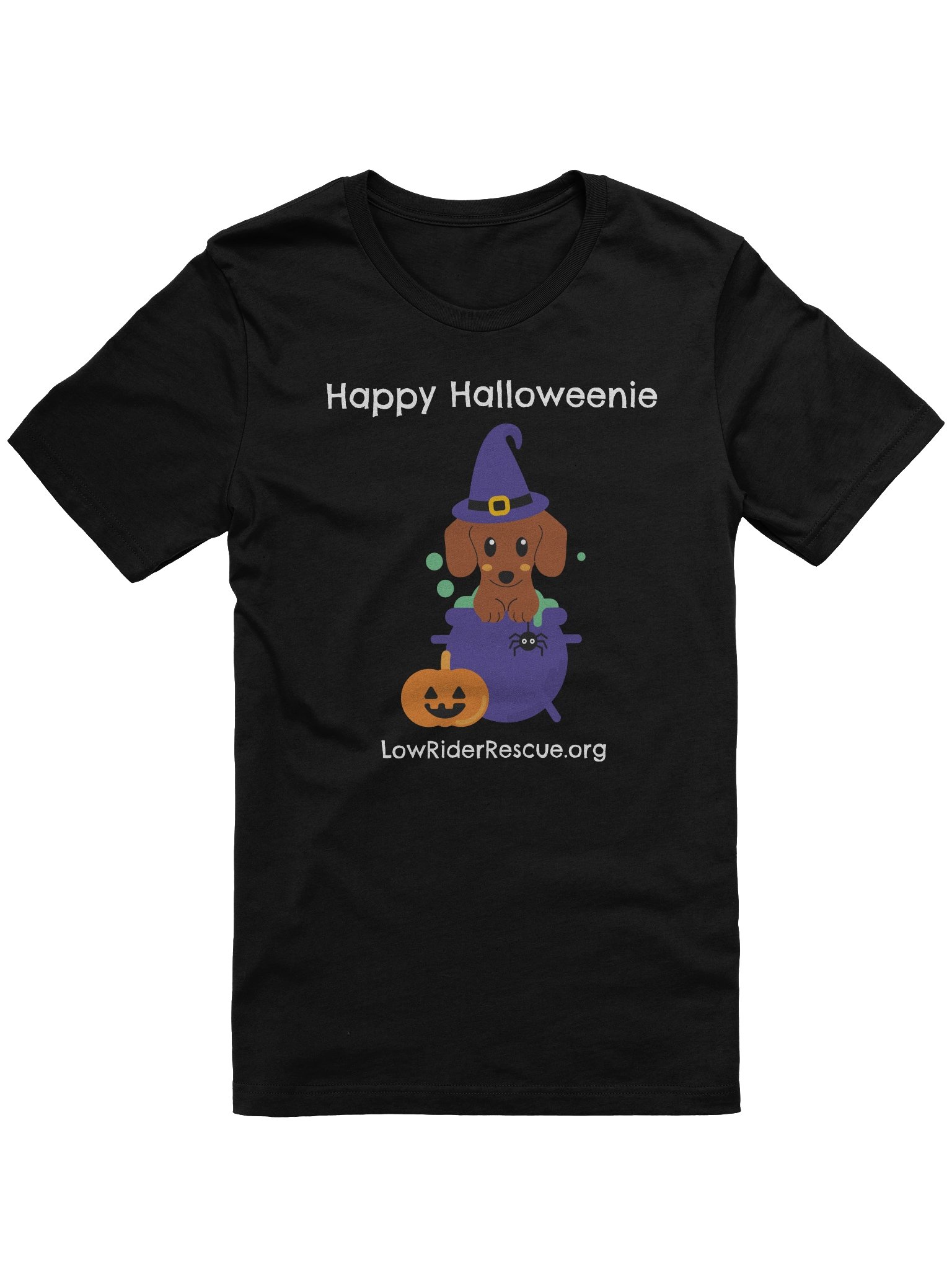 Happy Halloweenie Dachshund Witch Tee product image (3)