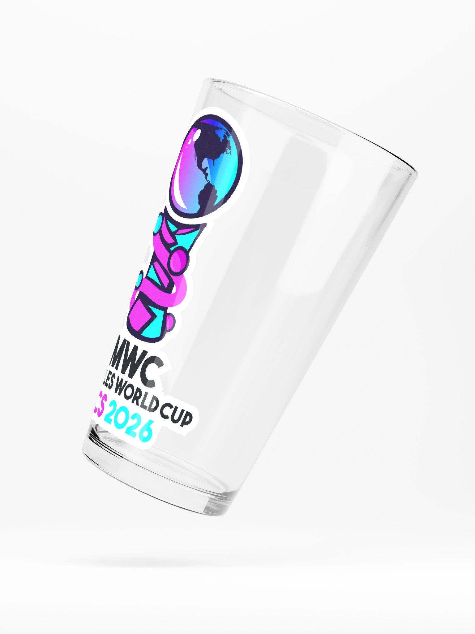 MARBLES WORLD CUP PINT GLASS product image (5)