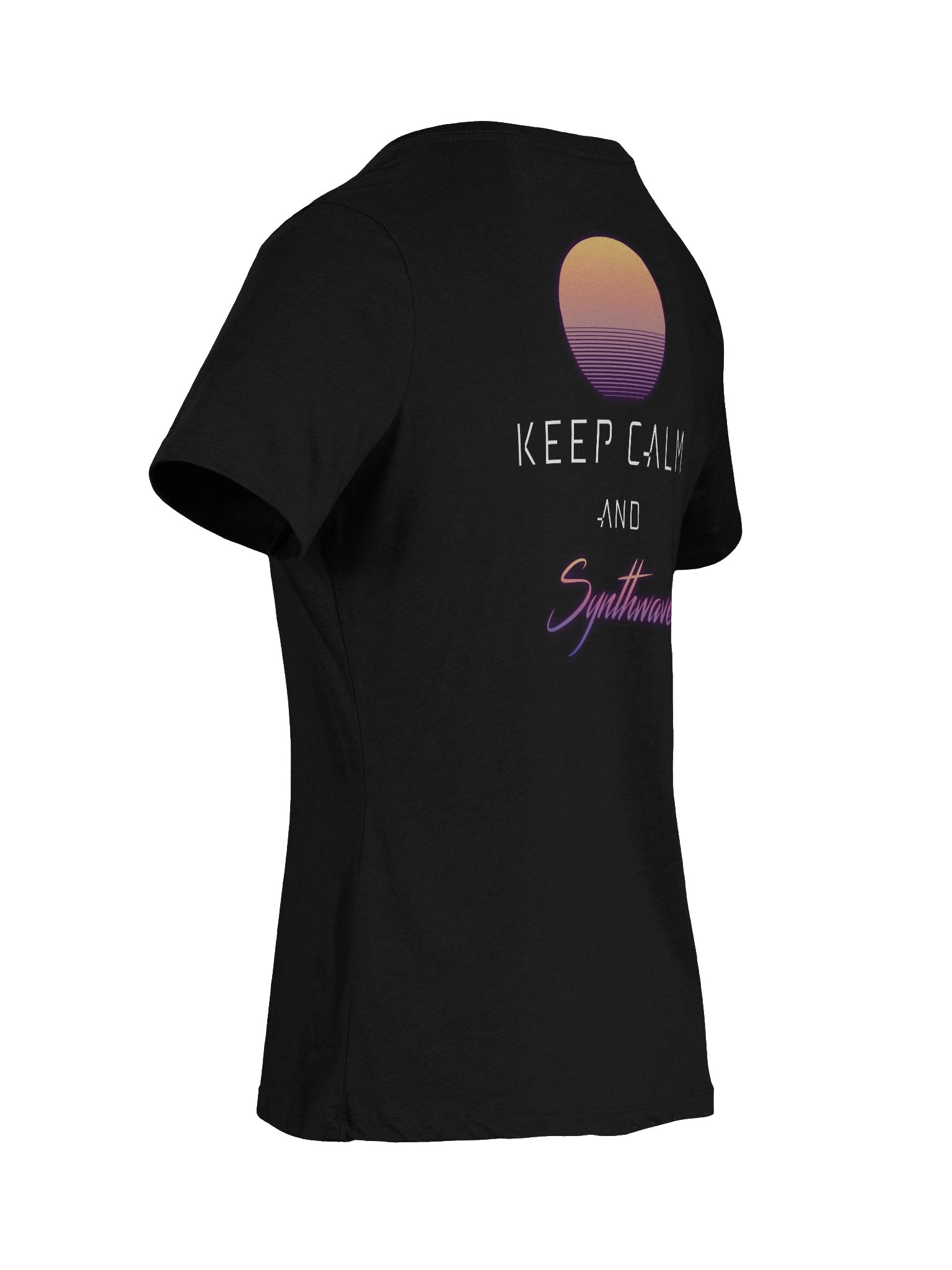 Keep Calm and Synthwave Women's V-neck product image (65)