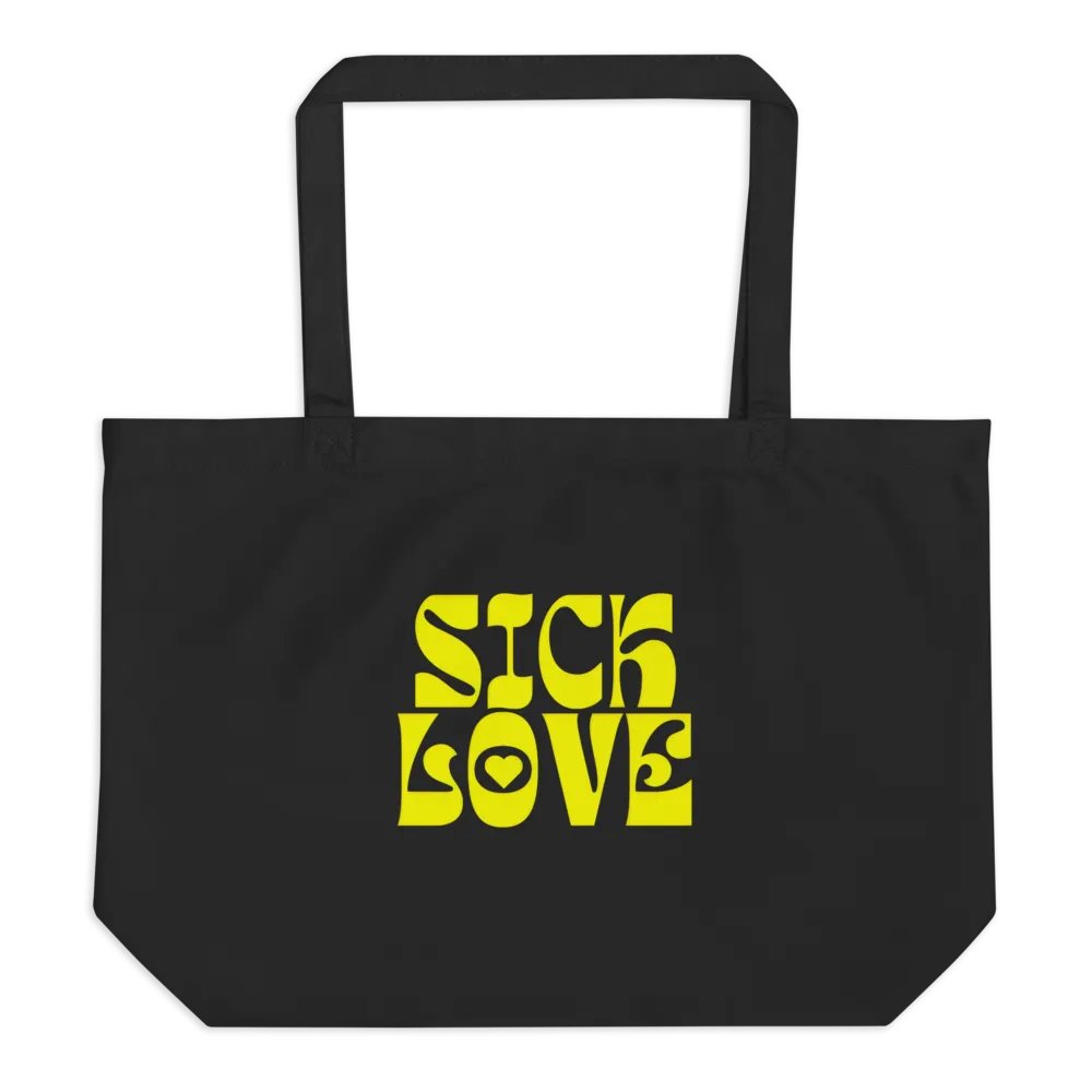 Sick Love Yellow Logo Organic Tote product image (1)