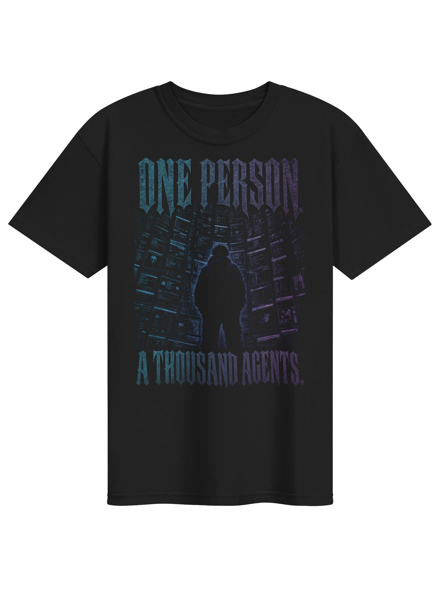 One Person. A Thousand Agents. Tee product image (1)