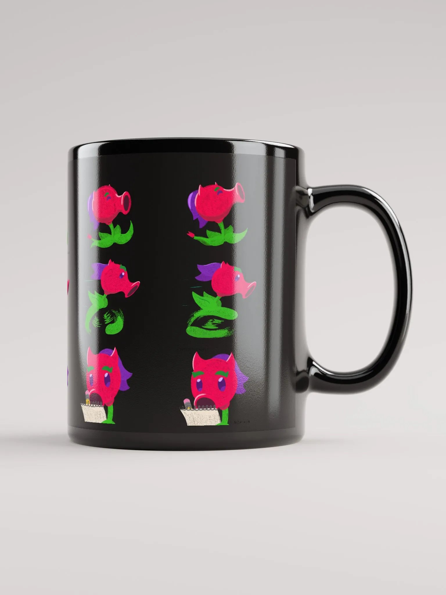 Spicy Pea Animation Mug - Black product image (1)