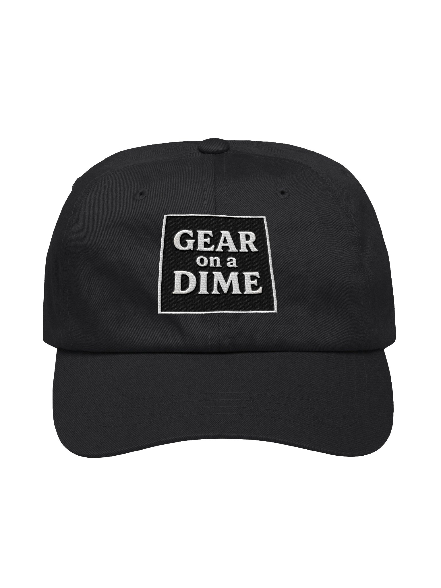 Gear on a Dime Logo Cap Black Guitarist Hat product image (1)