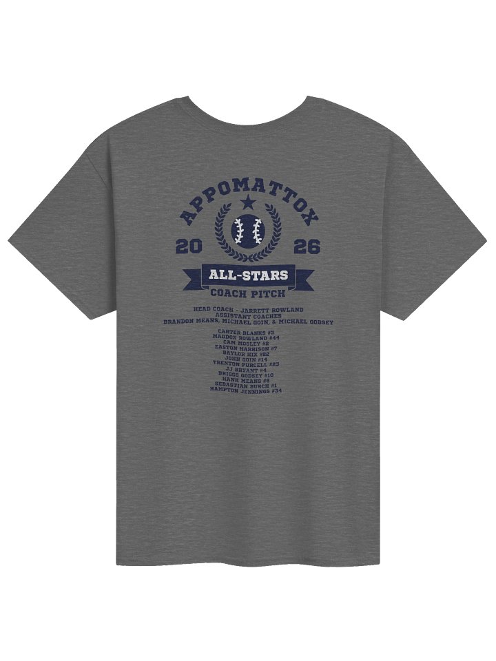 Appomattox All-Stars T-Shirt Coach Pitch Team product image (9)