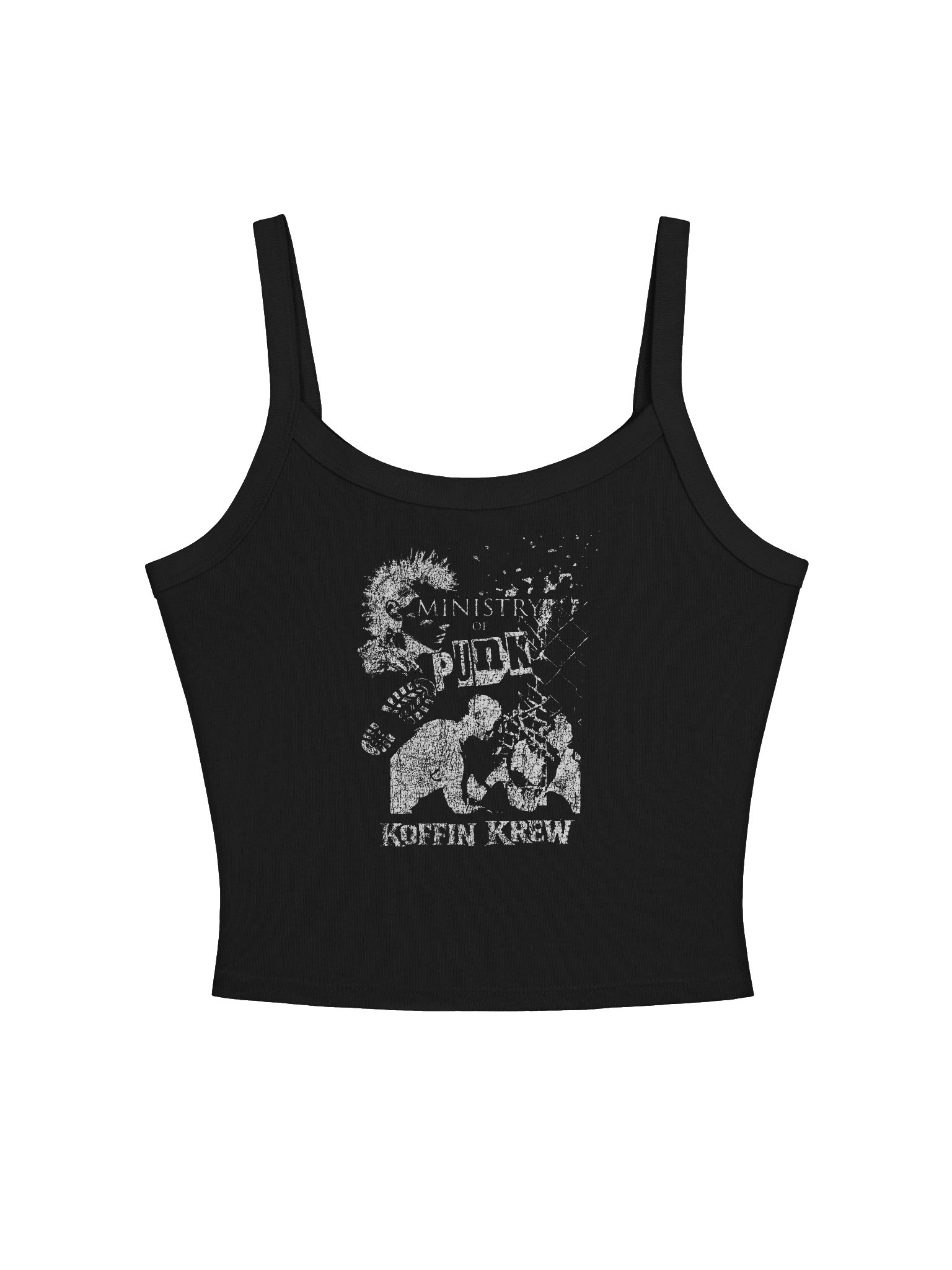 Ministry Of Punk Womens Micro Rib Tank Top product image (1)