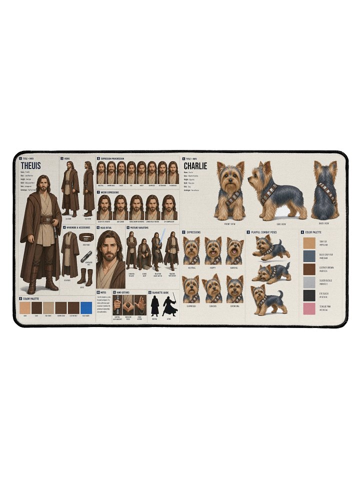 TheUIS & Charlie - The Assets 15.5" x 31.5" Mouse Mat product image (1)