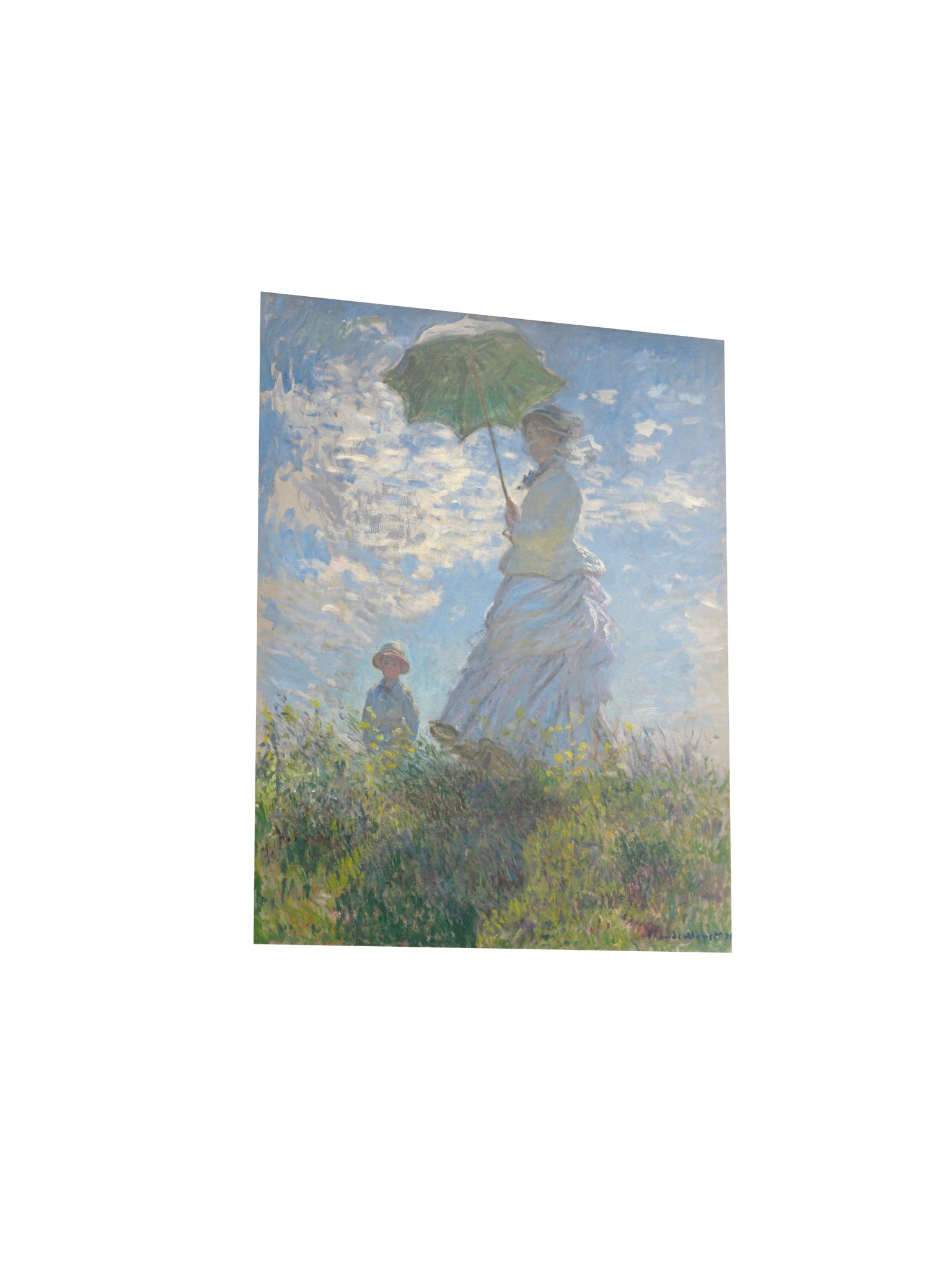 Monet, Woman with a Parasol — Fine-Art Poster product image (4)