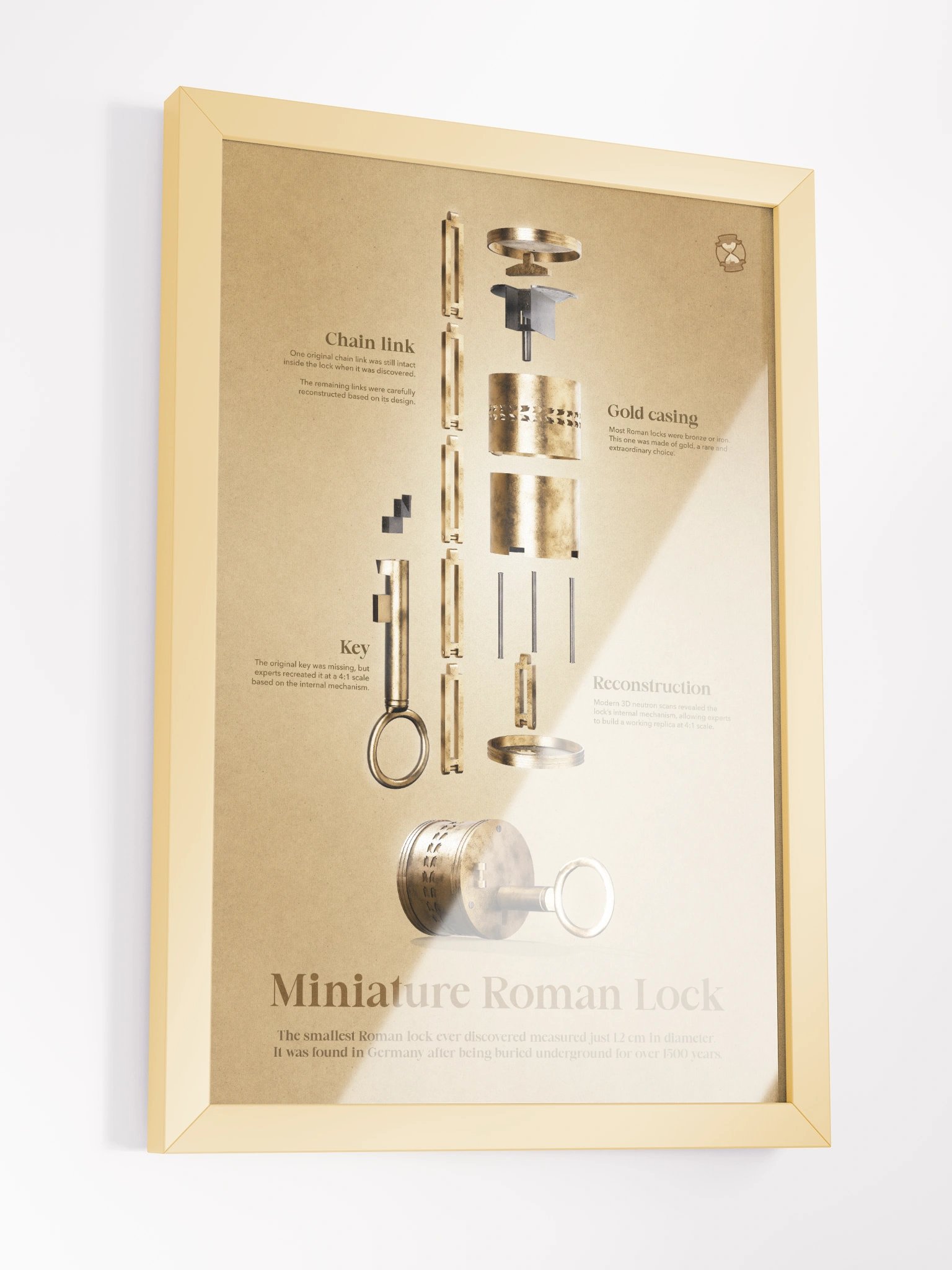 Miniature Roman Lock (Framed Poster) product image (5)