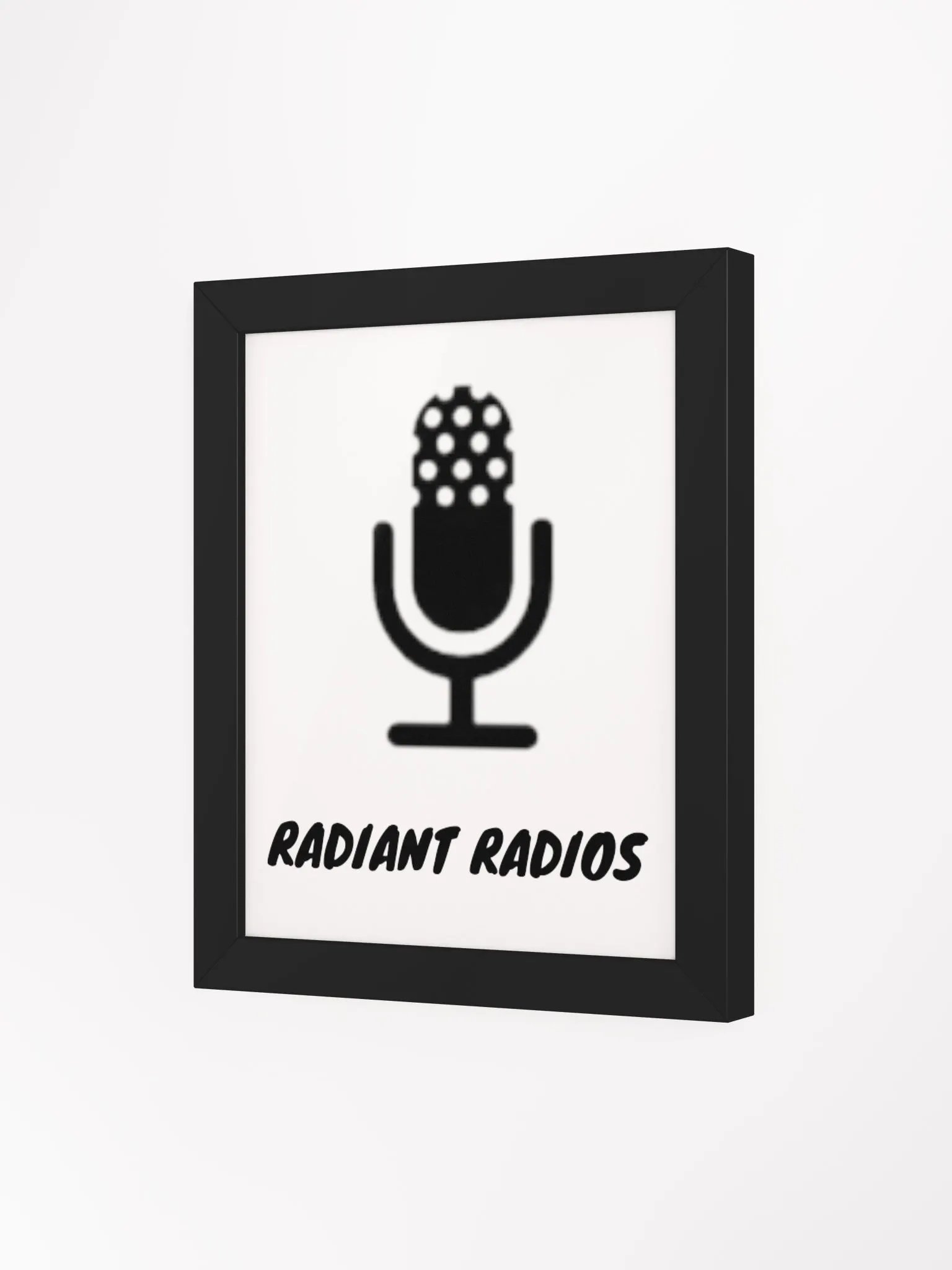 Rdiant Radios Wood Framed Matte Poster product image (32)