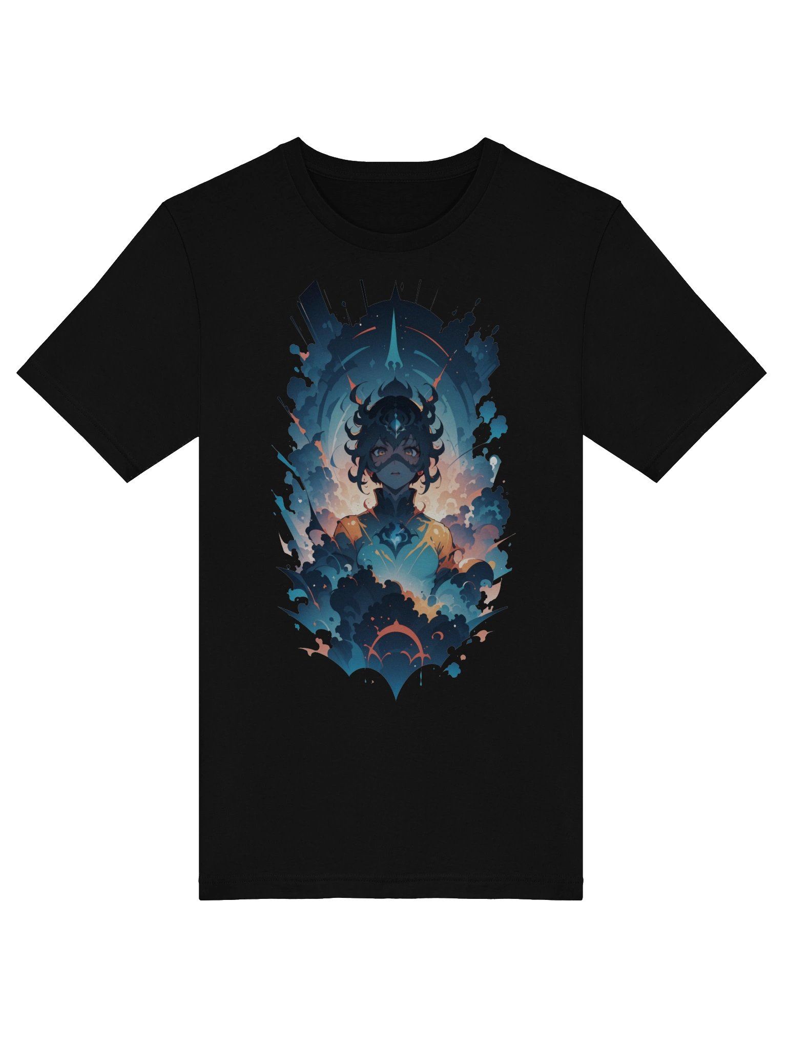 Cosmic Dreamer Retro Anime Tee - Midnight Voyage Edition product image (5)