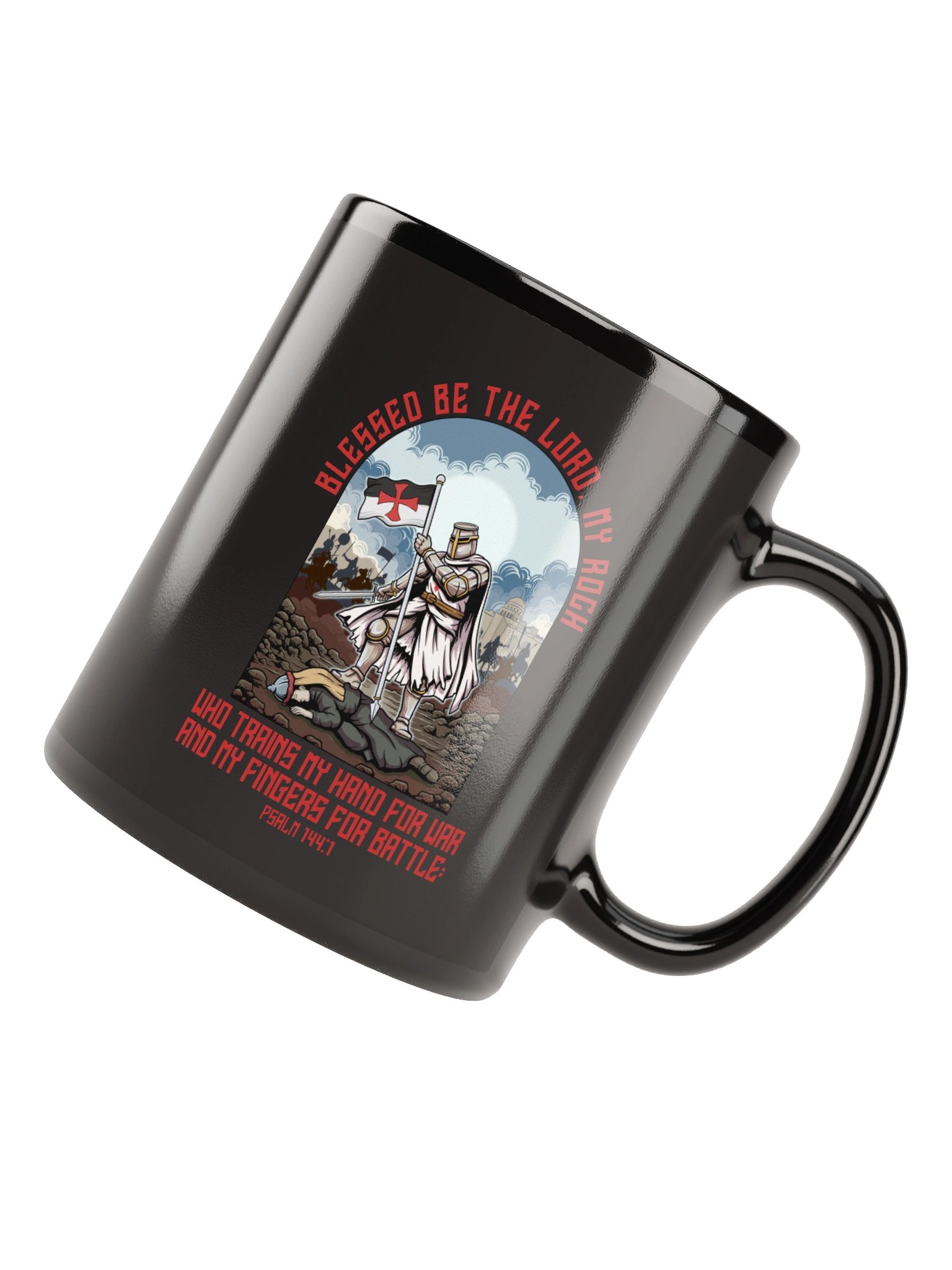 Crusader Gear -Mug (black) product image (4)