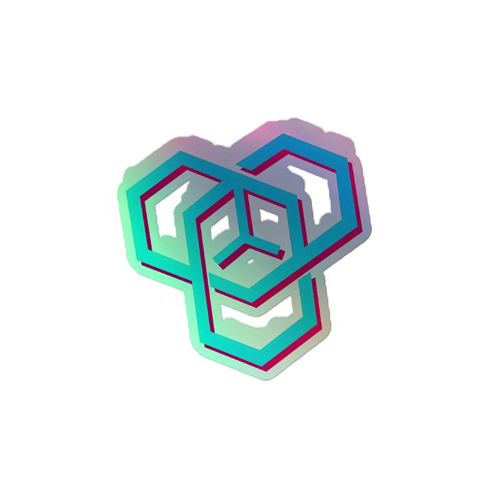 Geo Holographic Sticker product image (1)