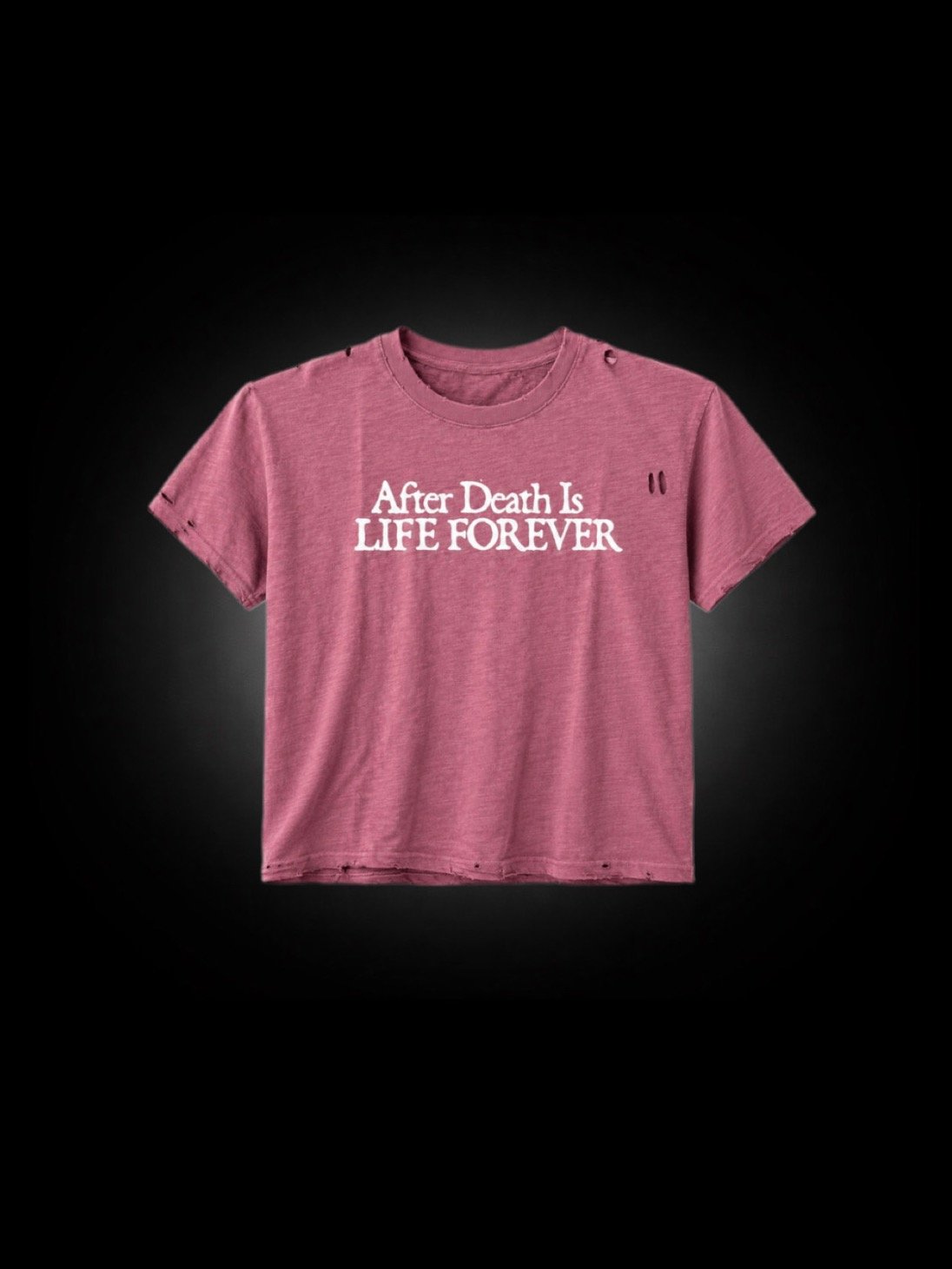 LIVE FOREVER SLUB TEE product image (1)