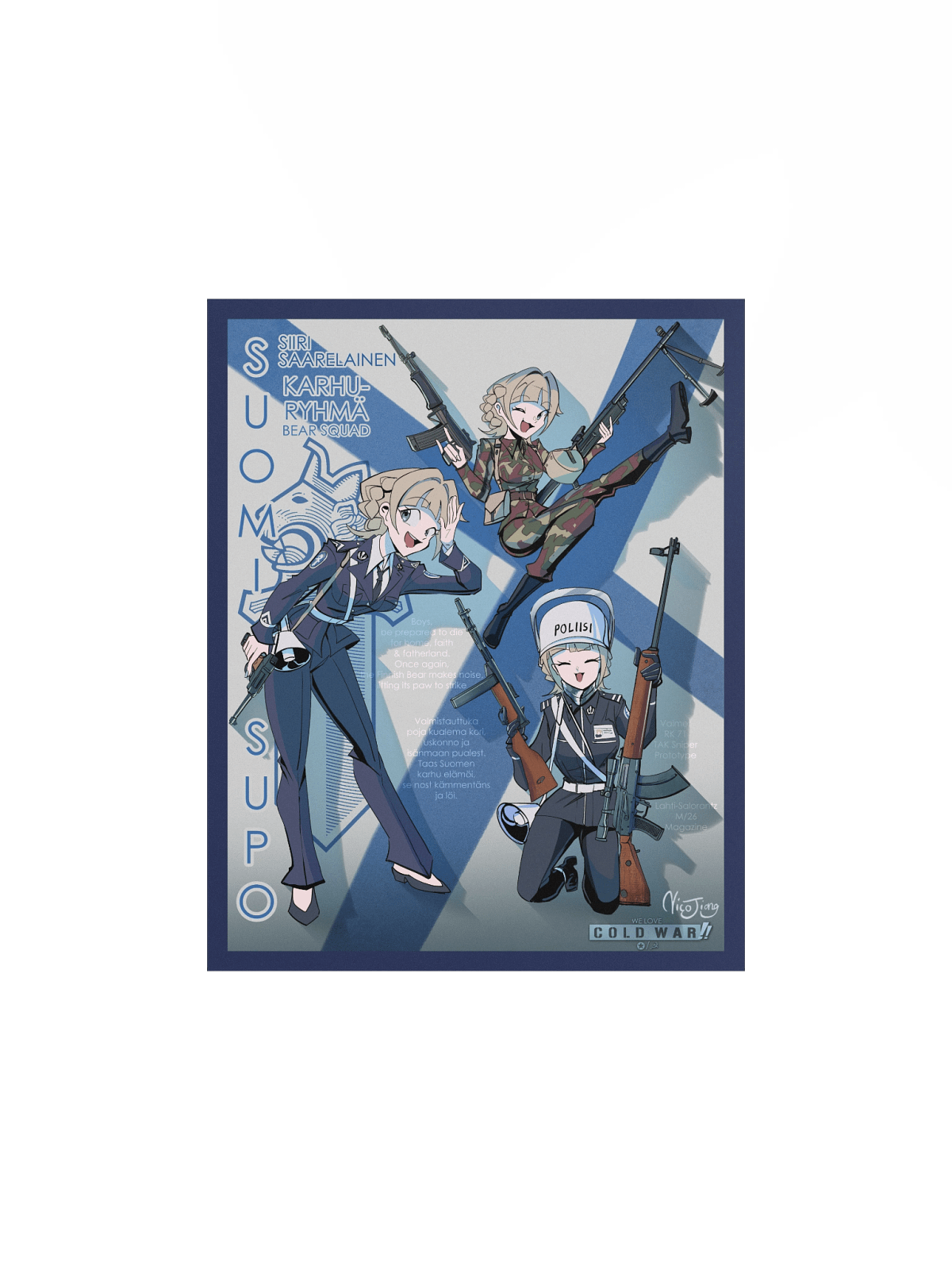 Siiri Saarelainen Suomi SUPO Print | Capitalism Ho!! - Official Shop ...