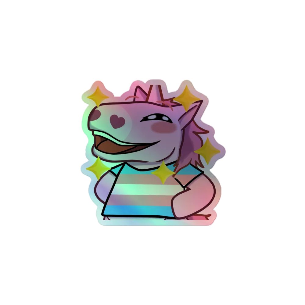 TRANS Pride Holographic Sticker product image (1)