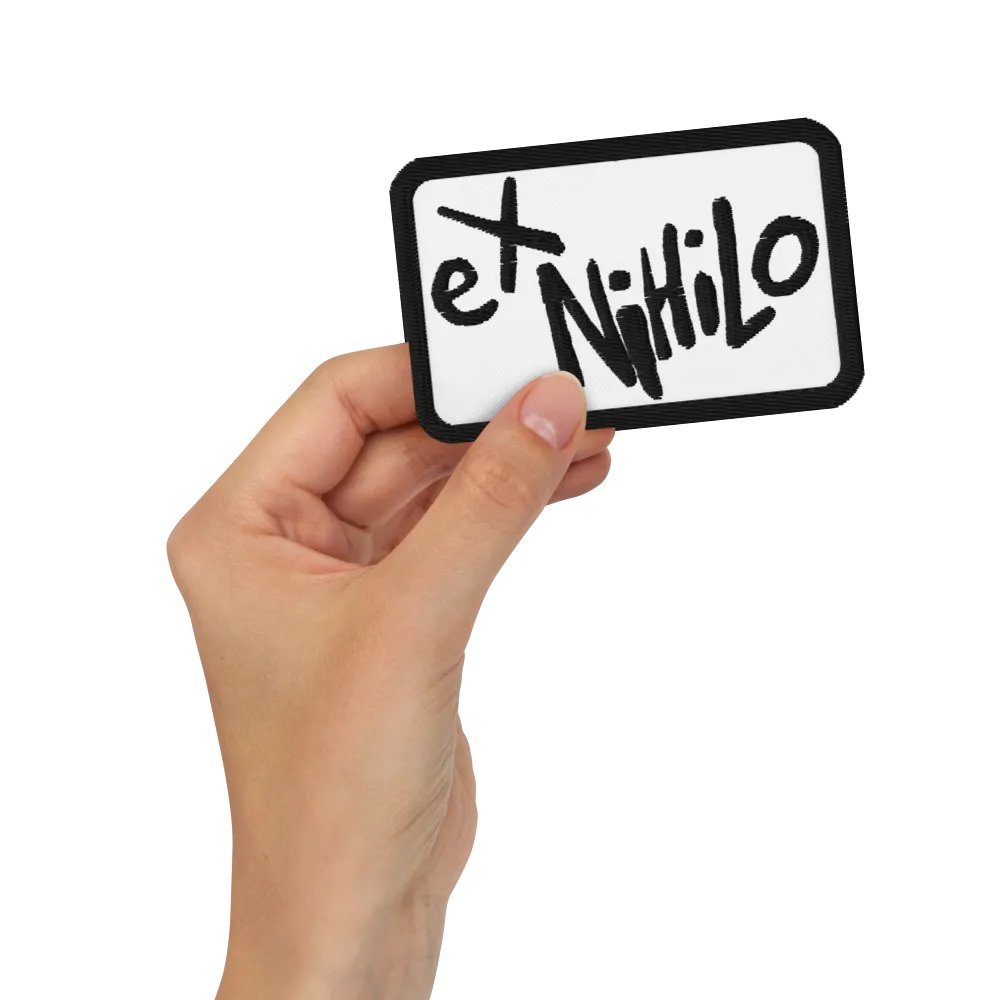 Ex Nihilo Embroidered Patch product image (2)