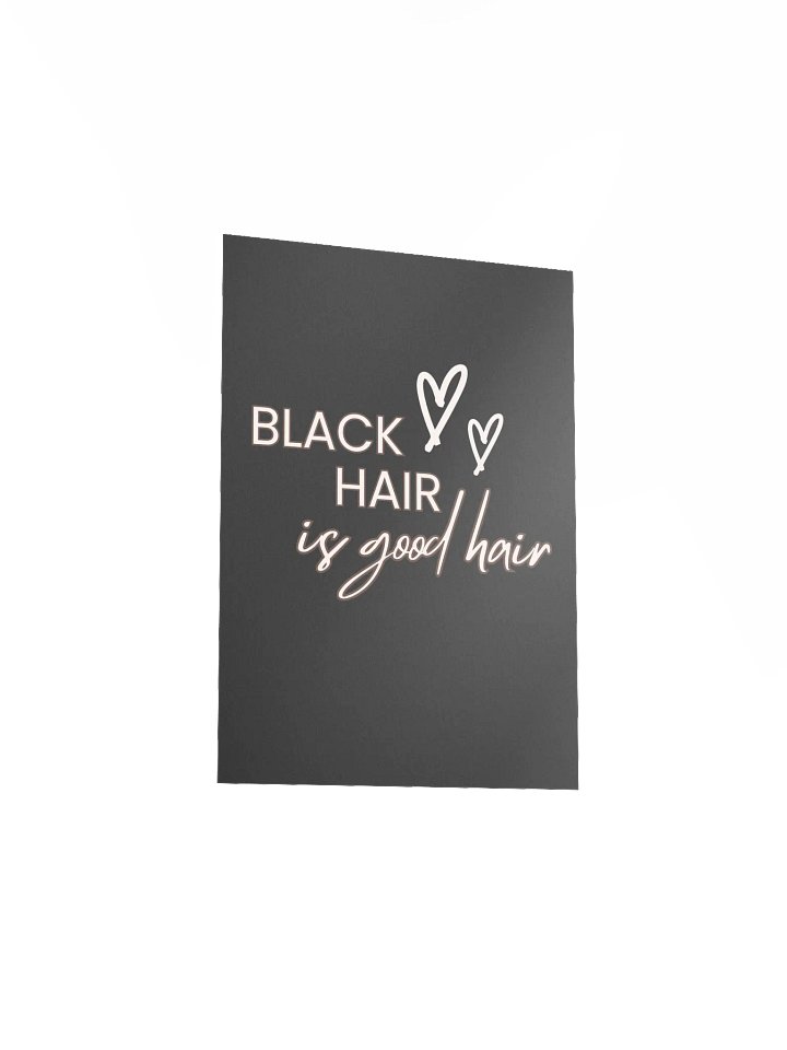 Black Hair is Good Hair Wall Art product image (10)
