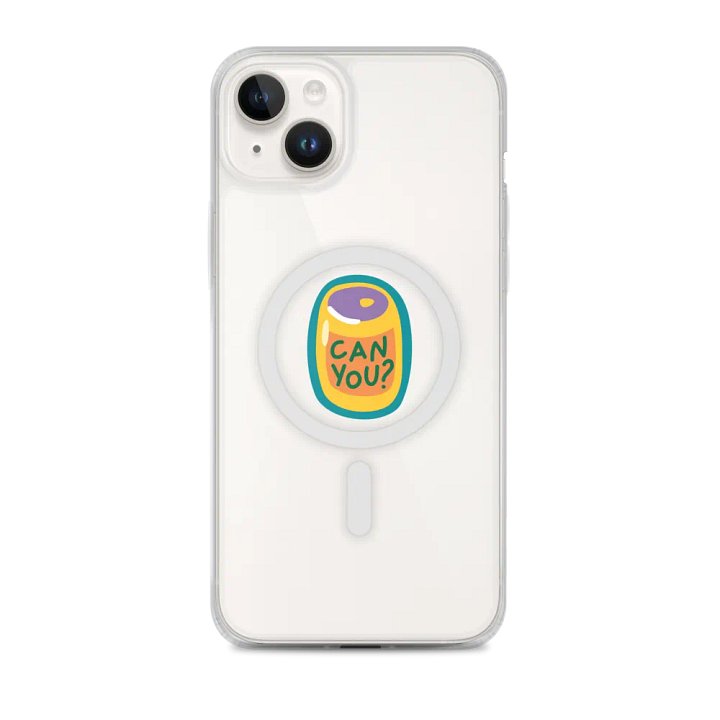 Mystic Can You? iPhone® MagSafe® Clear Case product image (1)