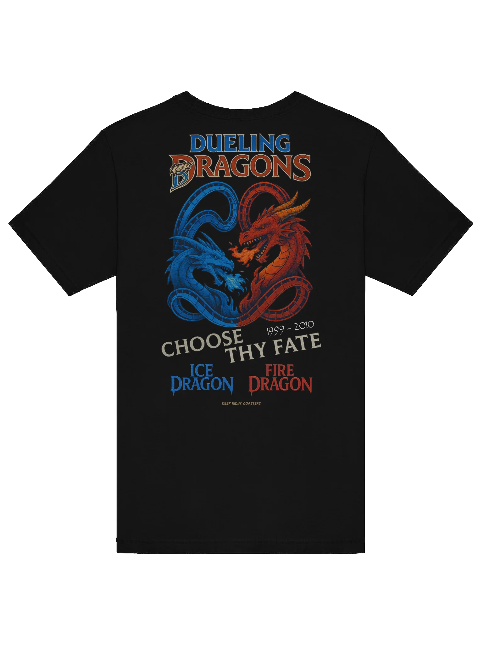 Dueling Dragons Unisex T-Shirt product image (6)