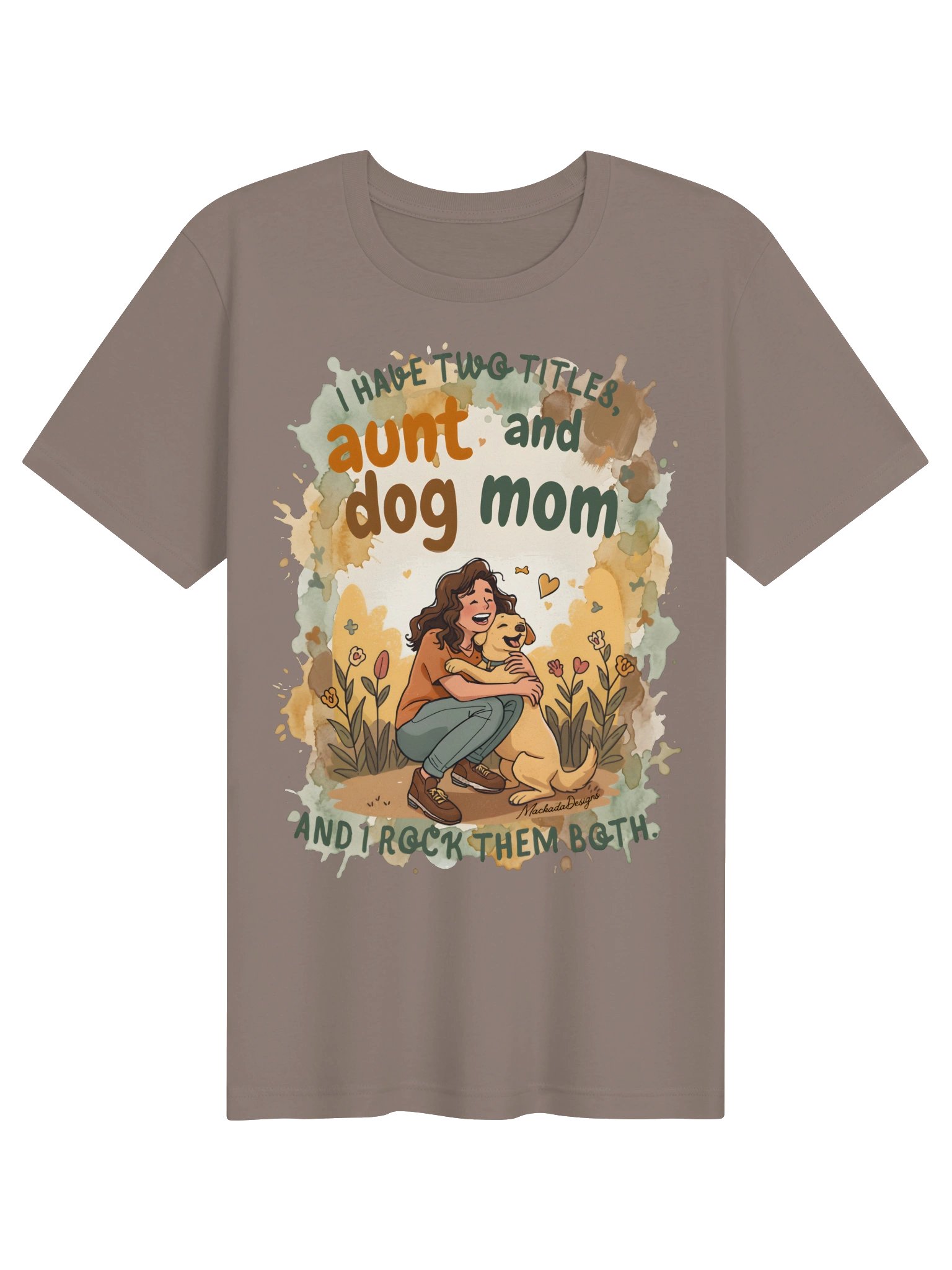 Aunt and Dog Mom Tee product image (101)