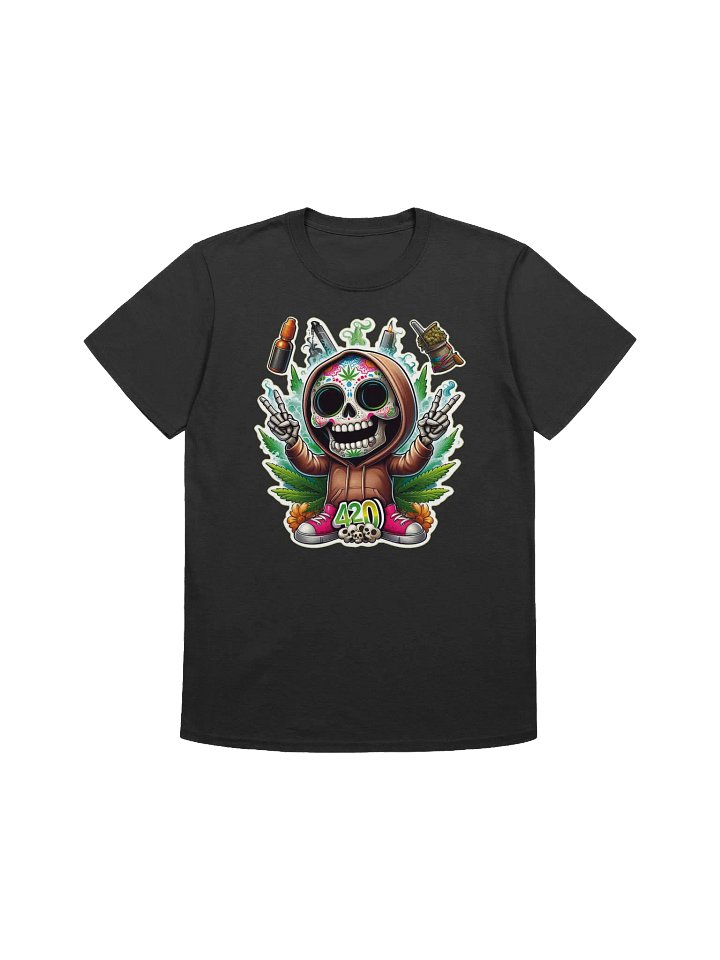 Sugar Skull Art - Stoner Celebration T-Shirt product image (1)