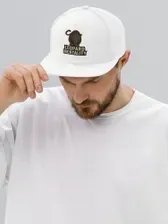 Leopard Mentality™ Snapback Hat | Structured Flat-Brim Cap product image (5)
