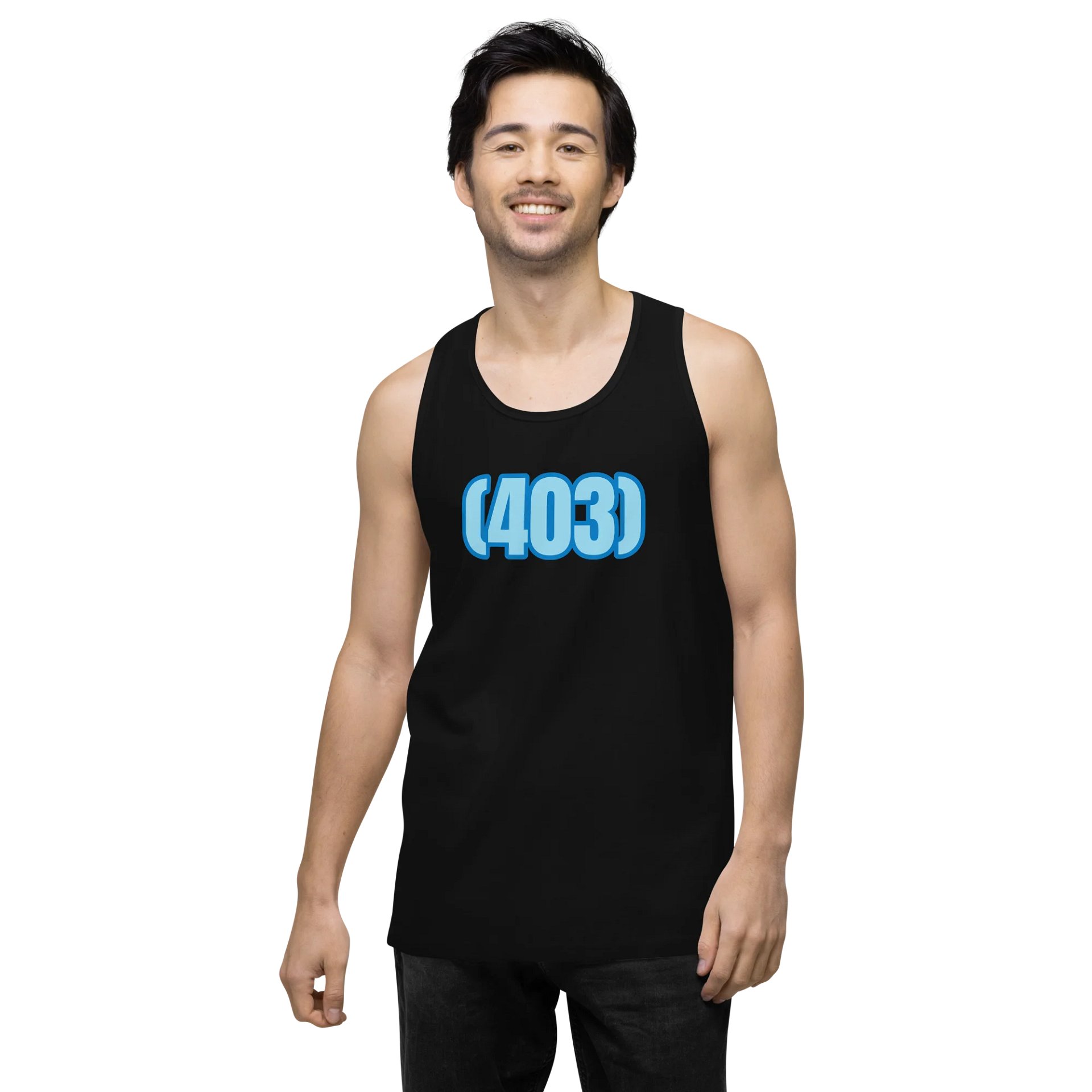 Bold Blue 403 Men's Tank Top-Area Code product image (2)