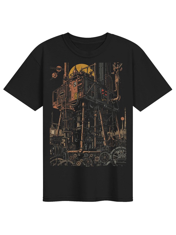 Industrial Sci-Fi Tower Heavyweight T-Shirt product image (1)