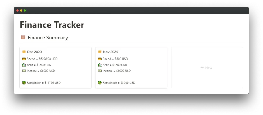 Grow Wealth Notion Template Pack product image (5)