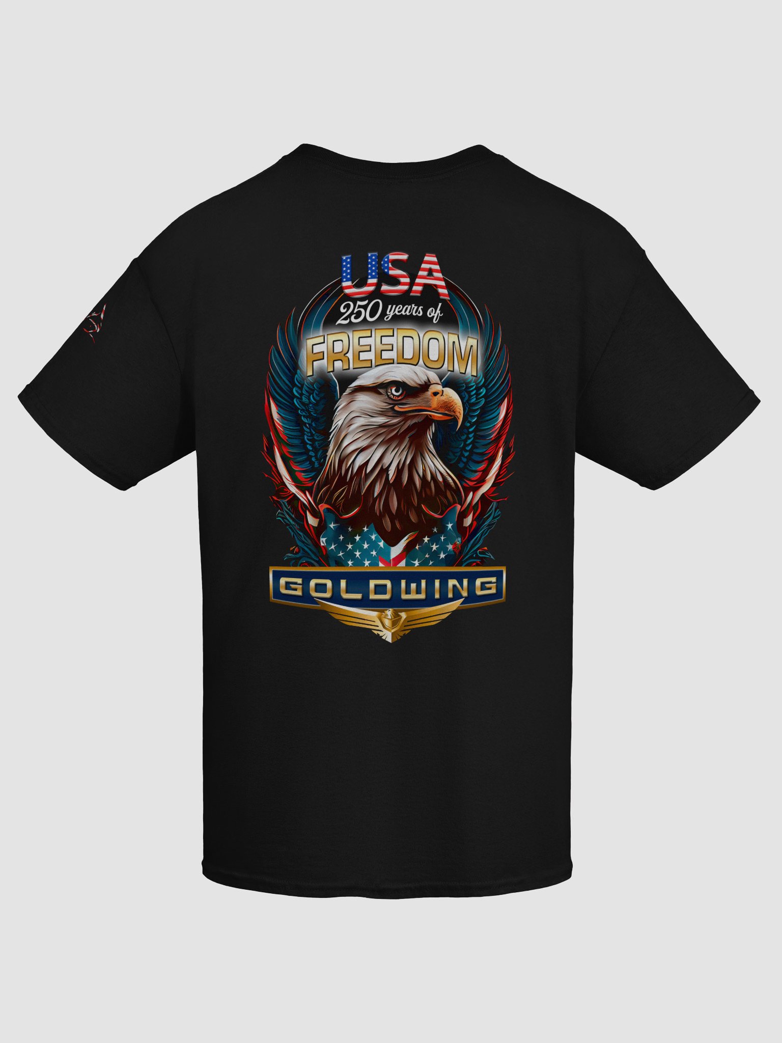 America 250 GOLDWING Tee Shirt (Front and Back) product image (9)