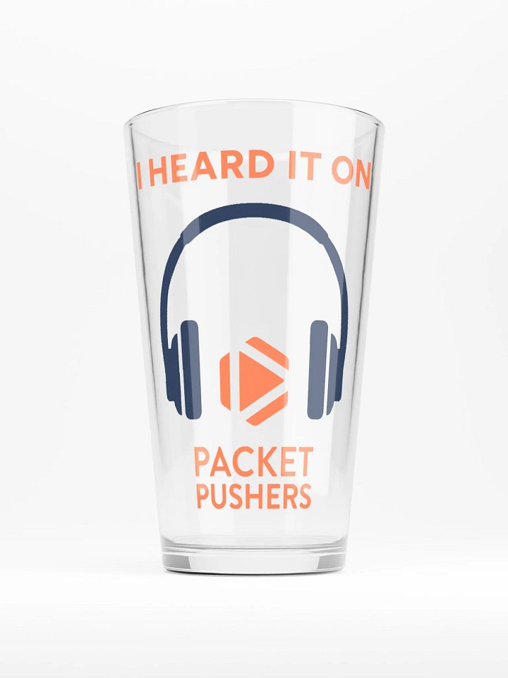Listen & Sip Pint Glass product image (1)