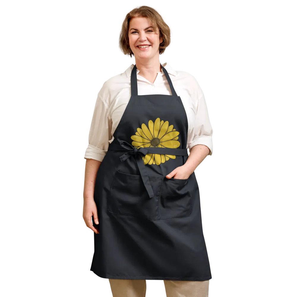 Yellow Daisy Organic Apron product image (4)