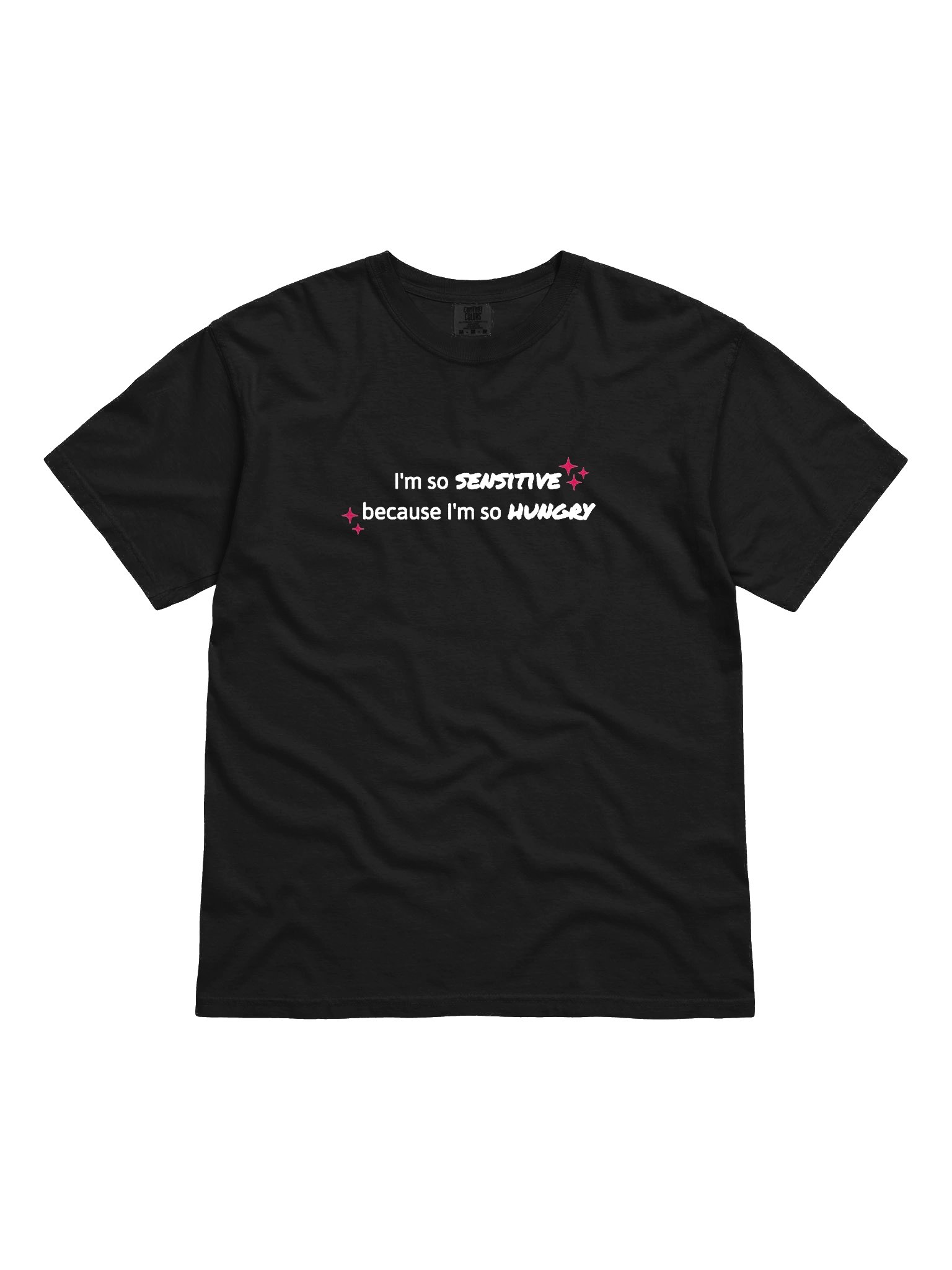 Hangry T - White Embroidered product image (1)